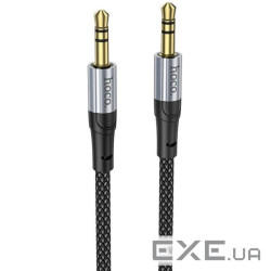 Аудiокабель HOCO UPA26 AUX Fresh audio cable, 1m Black (6942007608800)