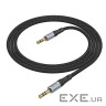 Аудiокабель HOCO UPA26 AUX Fresh audio cable, 1m Black (6942007608800)