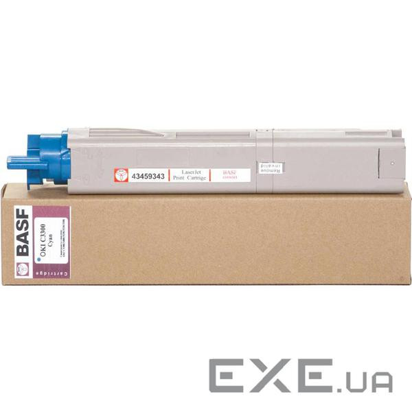 Картридж BASF для OKI C3300/3400 аналог 43459343 Cyan (WWMID-78302)