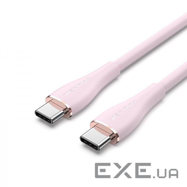 Кабель Vention USB Type-C - USB Type-C (M/M), 1 м , Pink (TAWPF)