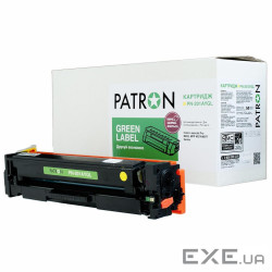 Картридж Patron HP CLJ CF402A для M252/M274/M277 Yellow, GREEN Label (PN-201AYGL)