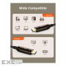 Кабель оптичний (AOC) CABLETIME Ultra HD 8K eARC HDMI v2.1 10м Black (CA914029)