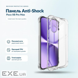 Чохол до мобільного телефона BeCover Anti-Shock Poco X8 Pro Max Clear (716025)