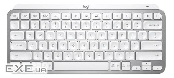 LOGITECH MX Keys Mini For Business - PALE GREY - US INT"L - 2.4GHZ/BT - INTNL-973 (920-010609)