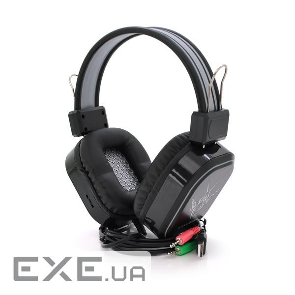 Ігрові навушники з мікрофоном iKAKU KSC-581 ZHANLONG, Black-Silver, Box (KSC-581-B) iKAKU KSC-581 ZHANLONG, Black-Silver