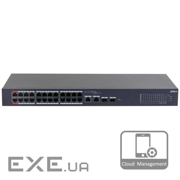 24-портовий керований з PoE Dahua DH-CS4226-24ET-375