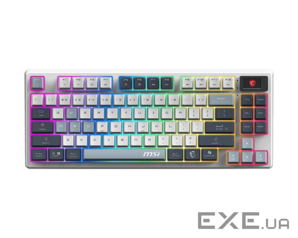 Клавіатура GAMING WHITE UA FORGE GK600 TKL MSI (FORGE GK600 TKL W SKY UA)