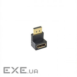 Переходник мониторный Lucom DisplayPort M/F (адаптер), v1.2 4K@60Hz 90ёвверх (62.09.8328-1)