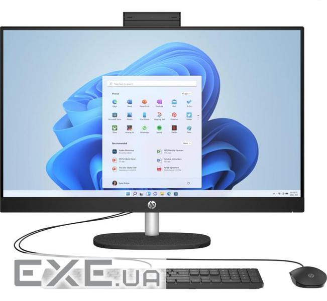 Моноблок 27"HP 27-cr0040ua AiO Ryz5 7520U/16Gb/SSD512Gb/WiFi/Cam/K&M/DOS/Jet Black (A1QY2EA)