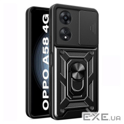 Чохол до мобільного телефона BeCover Military Oppo A58 4G Black (710713)