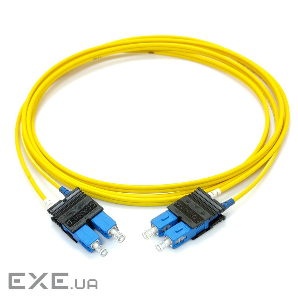 ВО патч-корд, SC/UPC-SC/UPC, 2.8мм, (OS2), Duplex, LSZH, 1м , Corning (727202R5Z31001M)