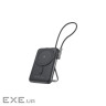 УМБ Choetech Magnetic Wireless 10000mAh 20W PD USB-C In/Out,Qi-15W,build-in cabel Black (B735-CCBK)