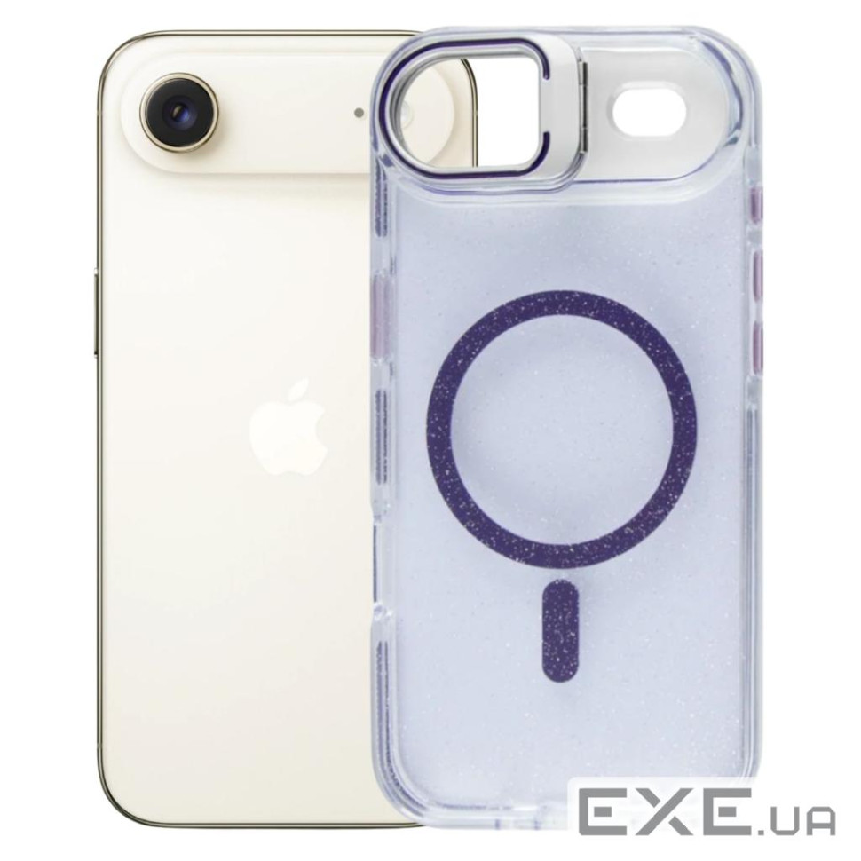 Чохол до мобільного телефона BeCover FIBRA Star Shine MagSafe Apple iPhone 17 Air Purple (715423)