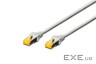 Патчкорд DIGITUS CAT 6a S-FTP, 5м, AWG 26/7 сірого кольору (DK-один тисячу шістсот с (DK-1644-A-050)