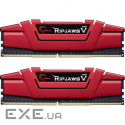 Модуль пам'яті G.SKILL Ripjaws V Blazing Red DDR4 2666MHz 8GB Kit 2x4GB (F4-2666C15D-8GVR)