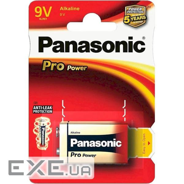 Батарейка PANASONIC Pro Power «Крона » (6LR61XEG/1BP)
