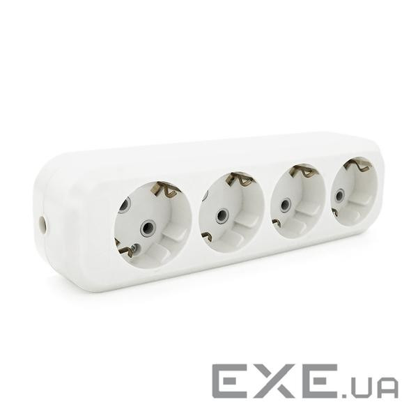 Колодка для подовжувача 4 гнізда з заземленням 16A 250V Q70 (EC-4S) 16A 250V Q70 (EC-4S)