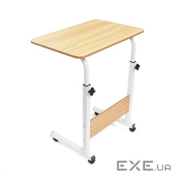 Стіл-підставка для ноутбука, ліжко, регульована висота-70-90см, стільниця-60х40с (YT-TB60Венге)