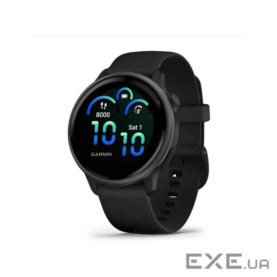 Смарт-годинник Garmin vivoactive 6, Black/Slate, GPS смарт-годинник (010-02985-00)