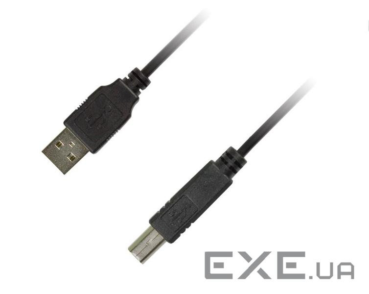 Кабель Piko USB-USB Type-B V 2.0 (M/M), 1.8м, чорний (1283126474033)