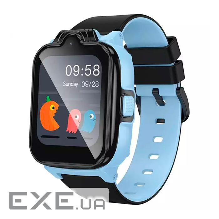 Дитячий смарт годинник Hoco Y104, 4G, GPS, Wi-Fi, HD камера, 1.69" HD-дисплей, (Hoco Y104B)