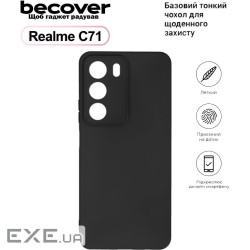 Чохол до мобільного телефона BeCover Silicone Realme C71 Black (713779)