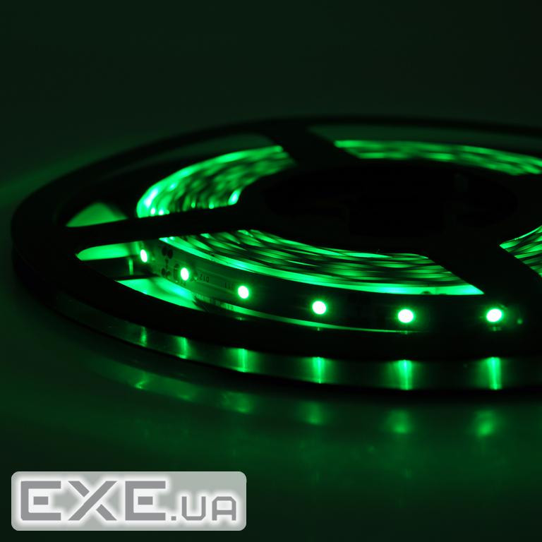 Стрічка Світлодіодна 3528, (60 світлодіодів), 12B, 5 метрів котушка Green (3528BS / G) Green (3528BS / G)