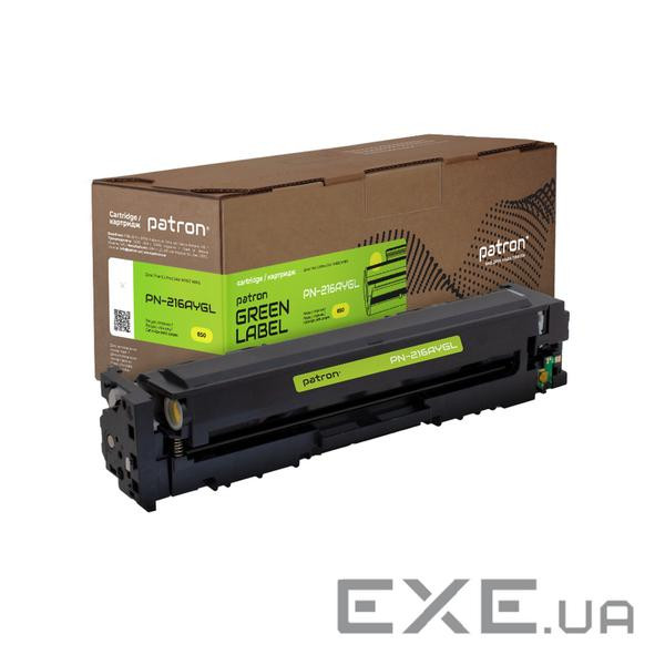 Картридж Patron HP 216A (W2412A) Green Label, yellow (PN-216AYGL)