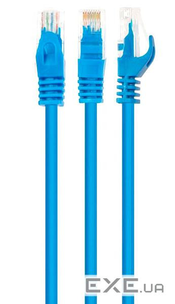 Патчкорд UTP Cat.5e ( 15м синій ), CU (PAUT31500-CU-BL) ), CU (PAUT31500-CU-BL)