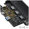 Концентратор Baseus USB 3.0 4xUSB 2.0m black (WKQX030201)