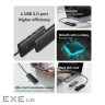 Концентратор Baseus USB 3.0 4xUSB 2.0m black (WKQX030201)