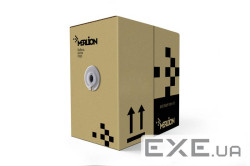 Кабель КНПЕт FTP (4*2*0.5) 4p 24 AWG, Merlion, (CCA), ізоляція ПВХ + ПЕ, екран д (KNPFTMLCCA405305B) (KNPFTMLCCA405305B)