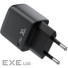 Зарядний пристрій 1xUSB-C 30W Gan A115 Fast Charger + USB-C cable black Acefast (6974316284451)