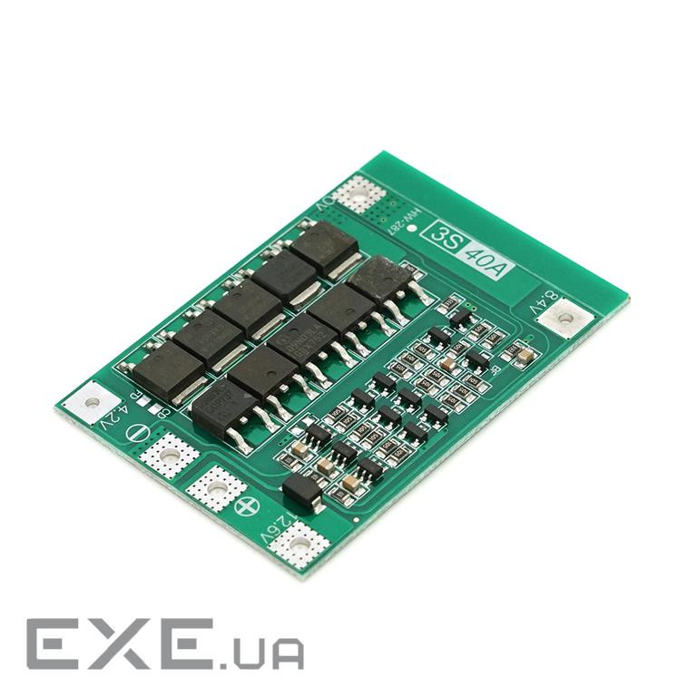 Контролер заряду для літієвої батареї 18650, робочий струм 40A (NLY-4c-V3.0) (4с40A) 40A)