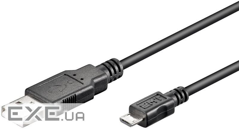 Кабель Goobay USB2.0 A-microB M/M 1.8m, AWG28 2xShielded D=4.0mm Cu (75.09.3181-1)