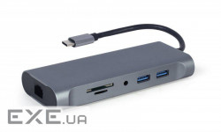 Порт-реплікатор Cablexpert USB-C 7-в -1 (A-CM-COMBO7-01)