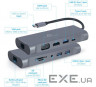 Порт-реплікатор Cablexpert USB-C 7-в -1 (A-CM-COMBO7-01)
