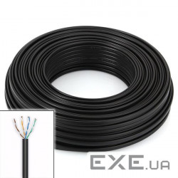 Кабель мережевий Ritar UTP 305м КНП (4*2*0,51)[СCA] ПВХ+ПЭ, наружный (3495)