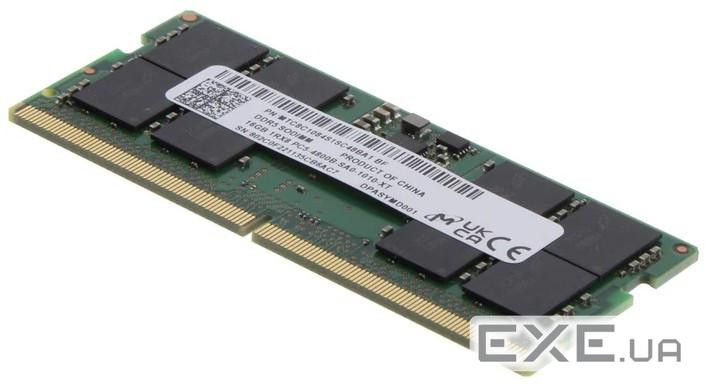 RAM SO-DIMM DDR5 16GB / PC4800 /UB/ Micron (MTC8C1084S1SC48BA1)