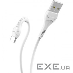 Кабель HOCO X37 Cool Power USB-A to Type-C 1м White (6931474710512)