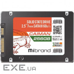 SSD MIBRAND Caiman 256GB 2.5" SATA (MI2.5SSD/CA256GBST)