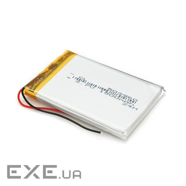 Літій-полімерний акумулятор 5*39*60mm (Li-ion 3.7В 1500мА&middot,год) (503960) ) (503960)