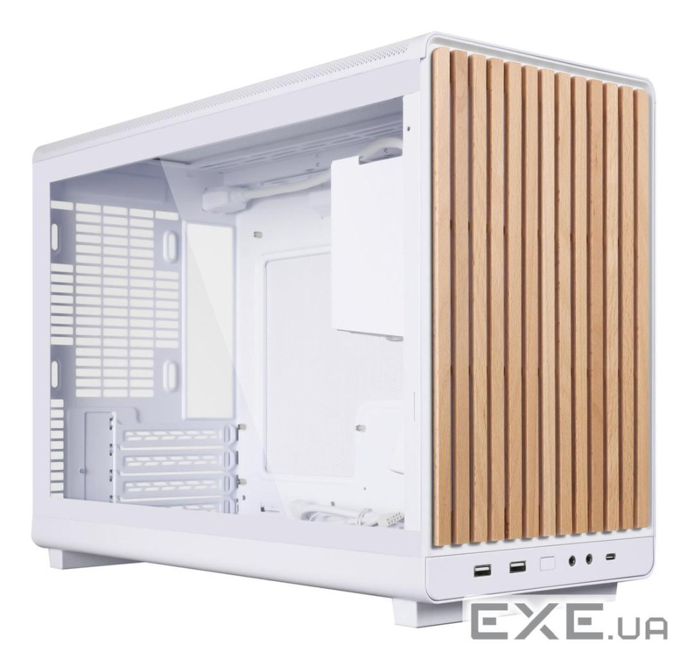 Корпус для комп"ютера MATX W/O PSU WHITE G99.A3W-WDG.00 LIAN LI