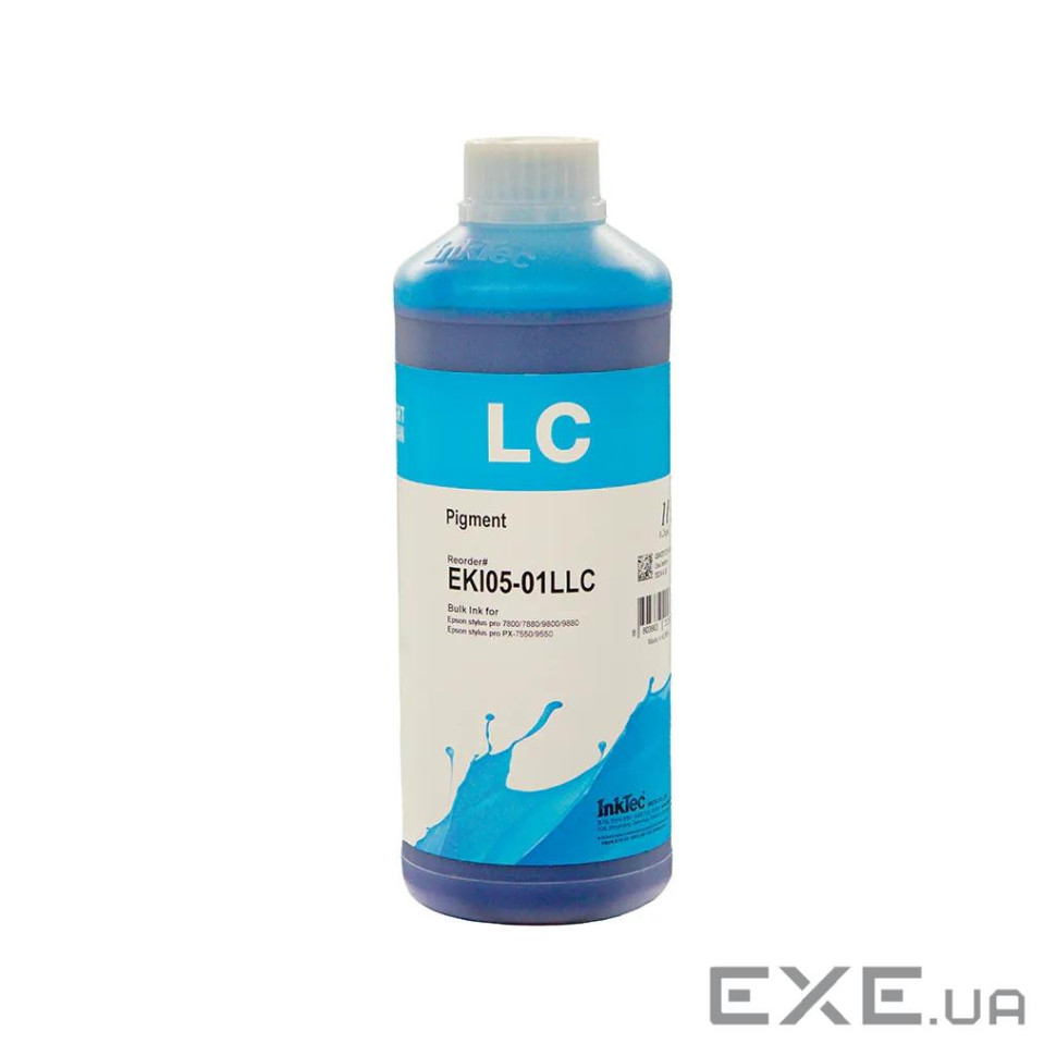 Чорнило InkTec Epson LFP Pigment Light Cyan 1L (EKI05-01LLC)
