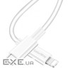 Дата кабель USB-C to Lightning 1.0m 3A white ColorWay (CW-CBPDCL032-WH)