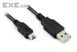 Дата кабель OTG USB 2.0 AF to Mini 5P 0.1m Atcom (12822)