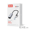 Адаптер USB-C + USB A to RJ45 Ethernet 1000Mbps ColorWay (CW-AD-CRG)