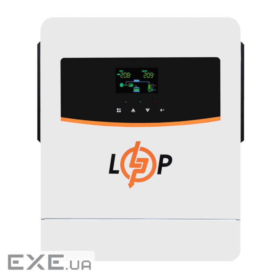 Гібридний сонячний інвертор (ДБЖ) LPW-HY-1000VA (1000Вт) ) 12V 40A MPPT 20-150V OFF GRID (30589)