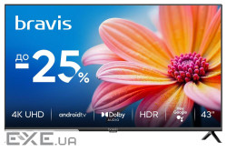 Телевізор BRAVIS 43" LED 4K 43K6000U