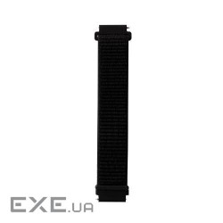 Ремінець для смарт годинника, 20 mm, Nylon Loop, Black (Nylon Loop, Black 20мм) )
